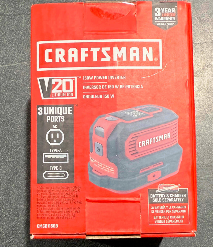 CRAFTSMAN 20-volt, 150-Watts Portable Power Station (Open Box)