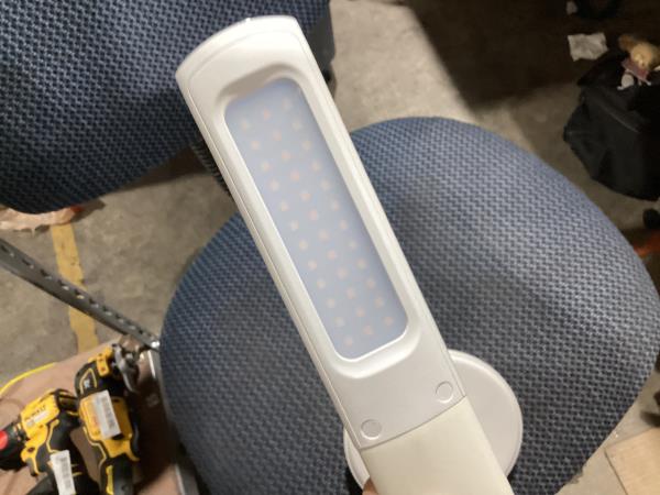Lot # 296 OttLite LED Desk Lamp Clock Wireless Charging $43