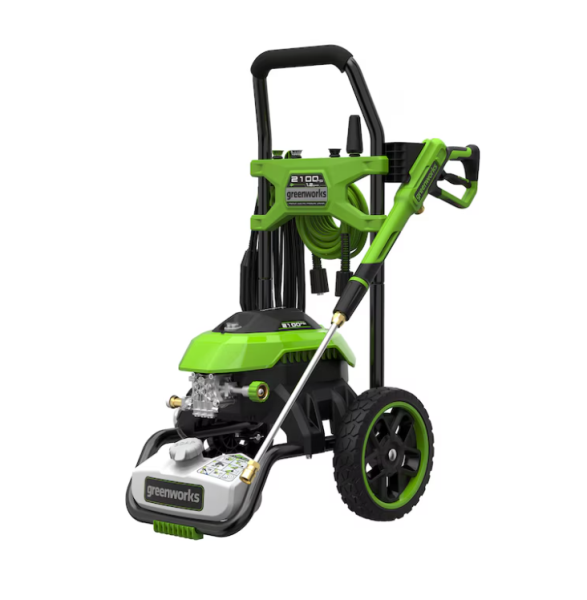 Lot # 2496 Greenworks Cold Water Electric Pressure washer$150