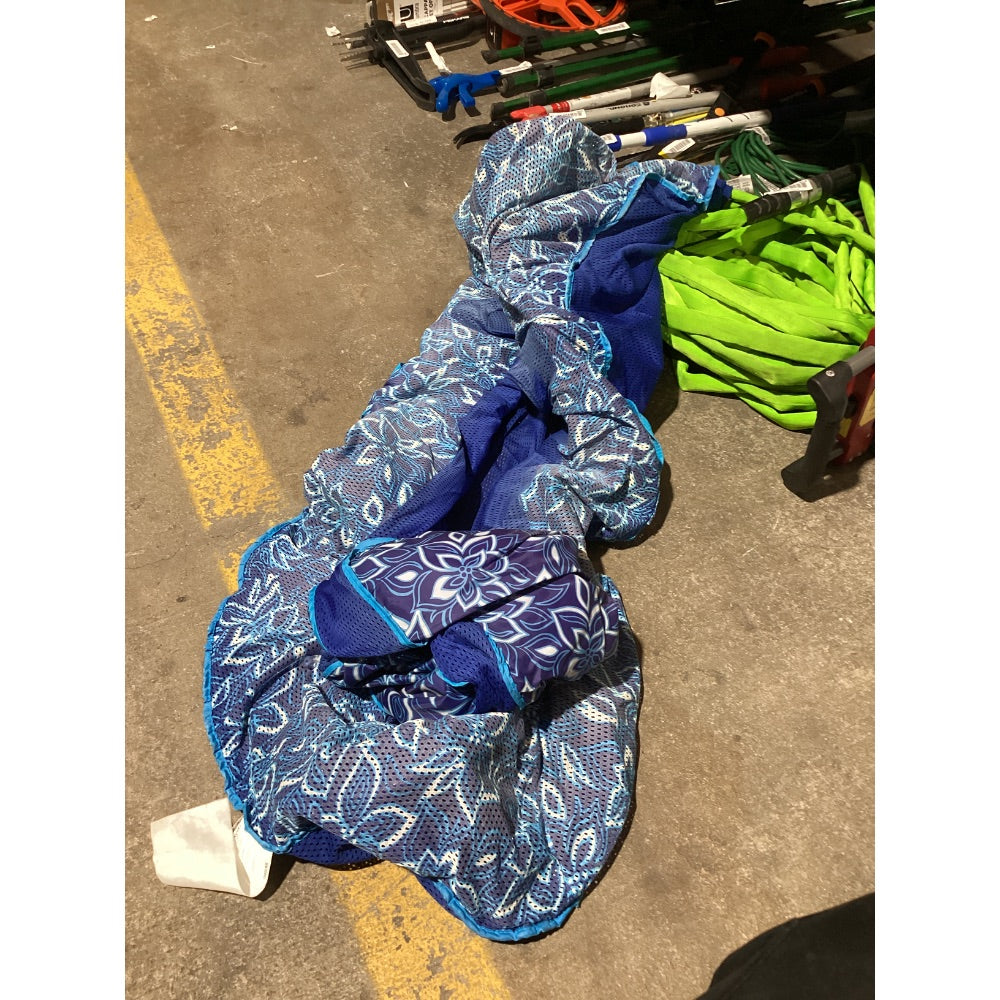 Lot # 878 Aqua BlueWhite GeometricFloral Swimwear Set $45