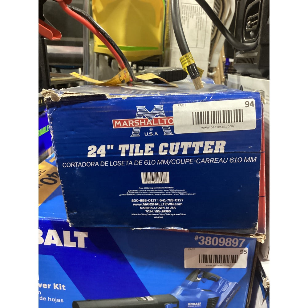 Lot # 94 MARSHALLTOWN Tile Cutter $134.83