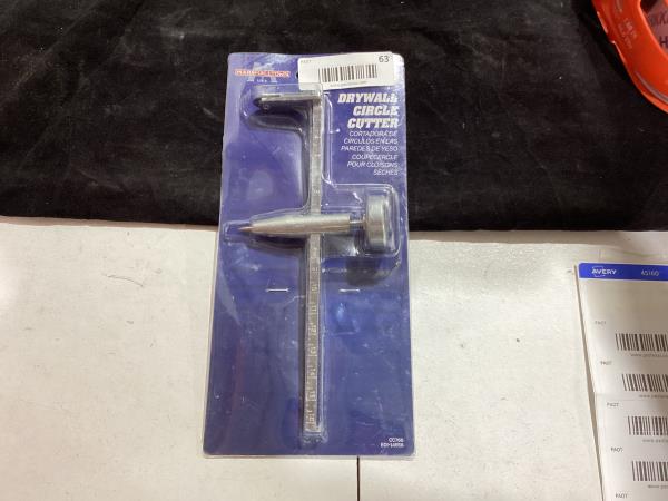 Lot # 63 Marshalltown Drywall Circle Cutter 8-1/2 in L $100