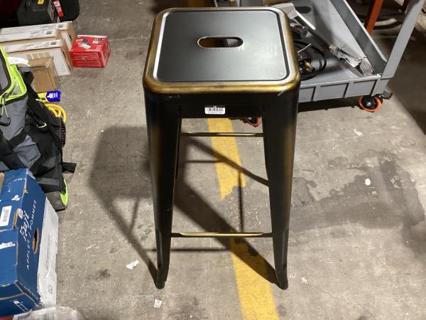 Lot # 2014 Flash Furniture Kai Commercial Grade 30" High Backless Distressed Copper Metal Indoor-Outdoor Barstool