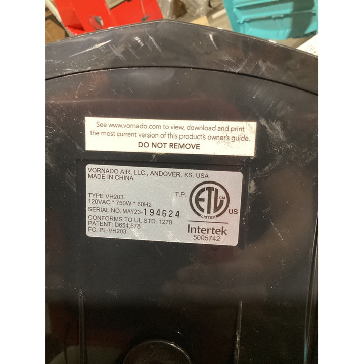 Lot # 532 Vornado Space Heater $40.00