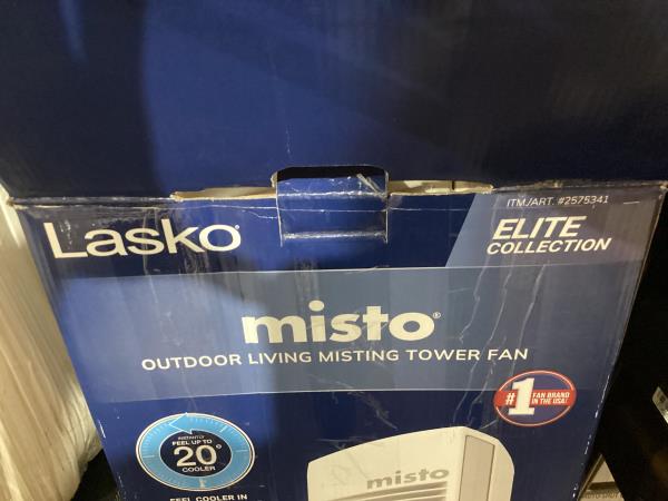 Lot # 2017 Lasko Misto 42" Outdoor Misting Tower Fan $153