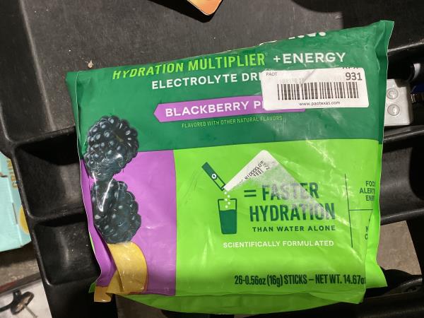 Lot # 931 Liquid Hydration Multiplier + Energy Drink Mix $40