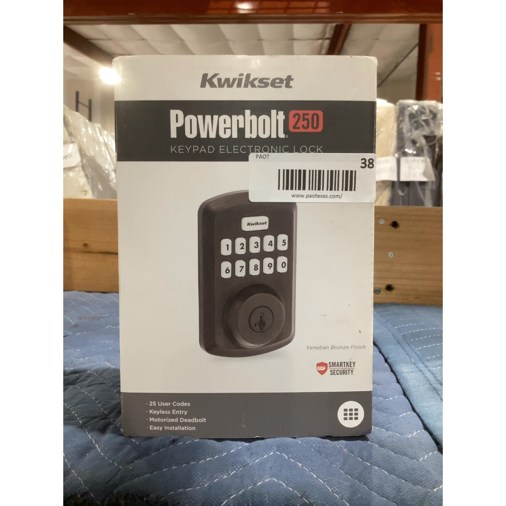 Lot # 38 Kwikset Deadbolt $85.37