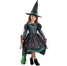 Lot # 161 Princess Factory Cute Green Witch Costume $32