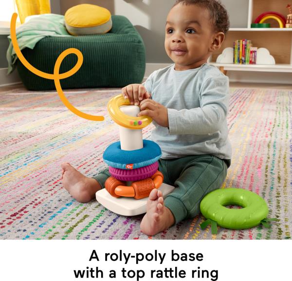 Lot # 951 Fisher-Price Baby Toy Sensory Rock-a-Stack