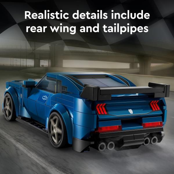 Lot # 943 LEGO Speed Champions Ford Mustang Dark Horse $27