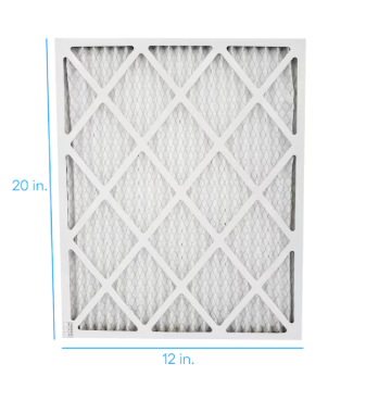 Lot # 317 Project Source 12 x 20 x 1 pleated Air Filter