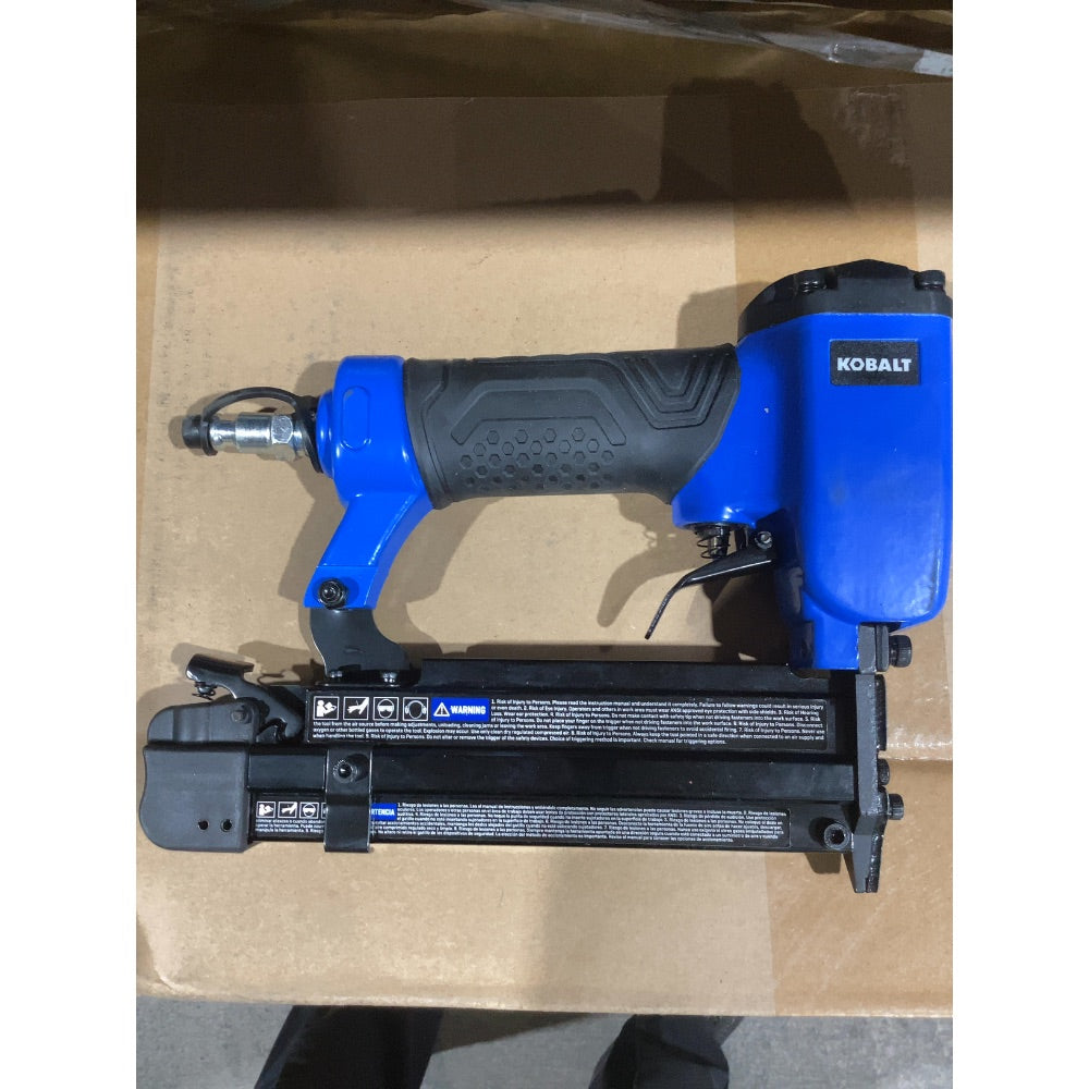 Lot # 1376 Kobalt Nailer 1-in 23 -Gauge Pneumatic Pin Nailer $109