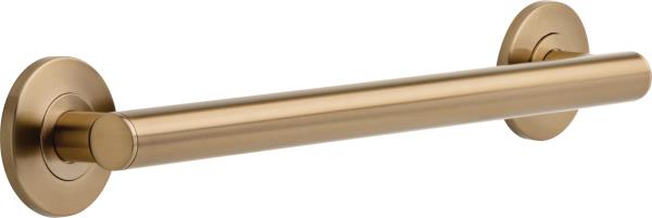 Lot # 516 Delta Faucet 41818-CZ Contemporary Grab Bar, 18", Champagne Bronze