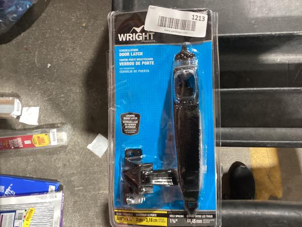 Lot # 1213 Screen & Storm Door Latch Push-Button $36