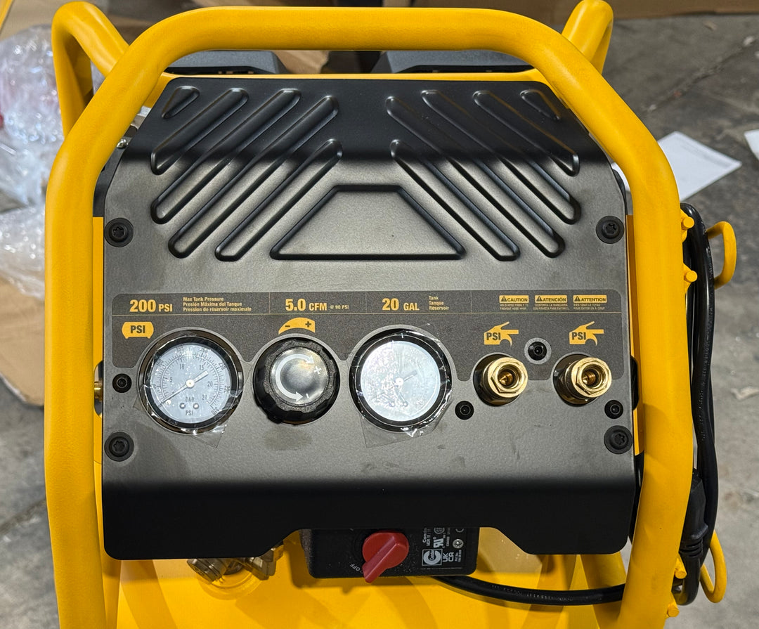 DEWALT XTREME Quiet 2 Stage 20-Gallon Portable Electric 200 PSI Vertical Air Compressor (Lightly Dented)