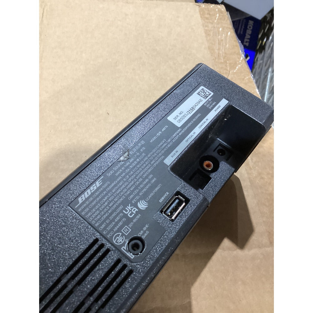Lot # 136 BOSE Soundbar PSR-4877 Black $1.80
