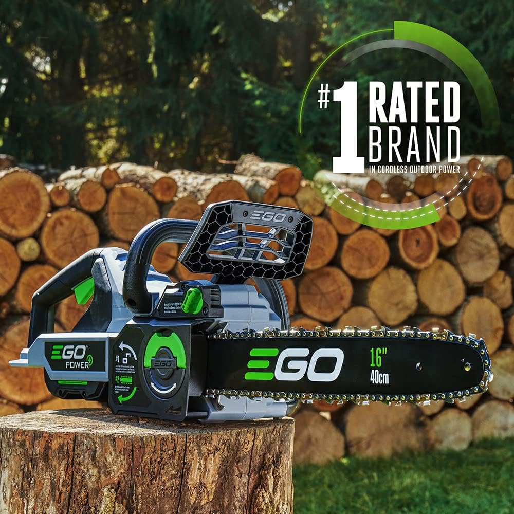 EGO 56-volt 16-in Battery 2.5 Ah Chainsaw (Battery and Charger Included) (used)