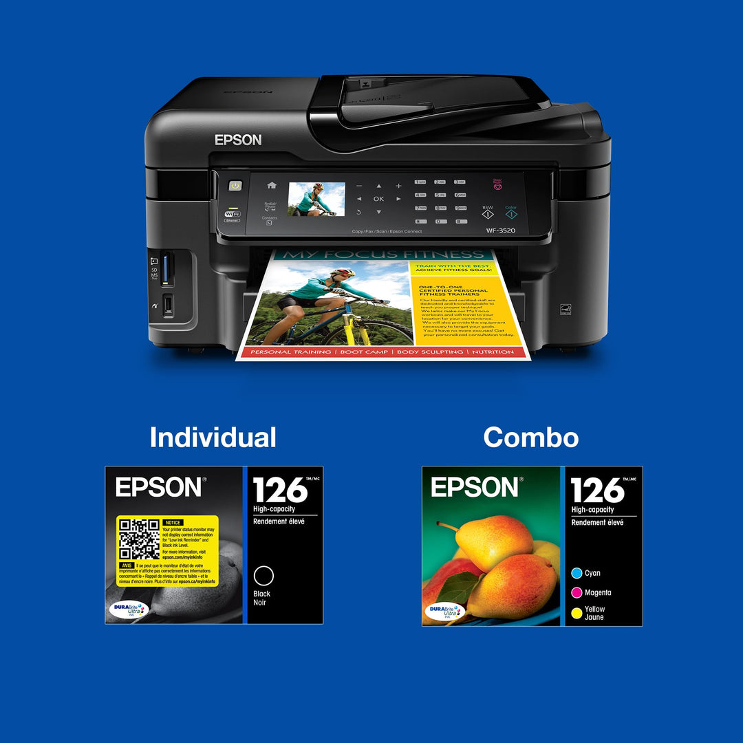Lot # 1200 Epson 126 Ink Combo Pack $55.00