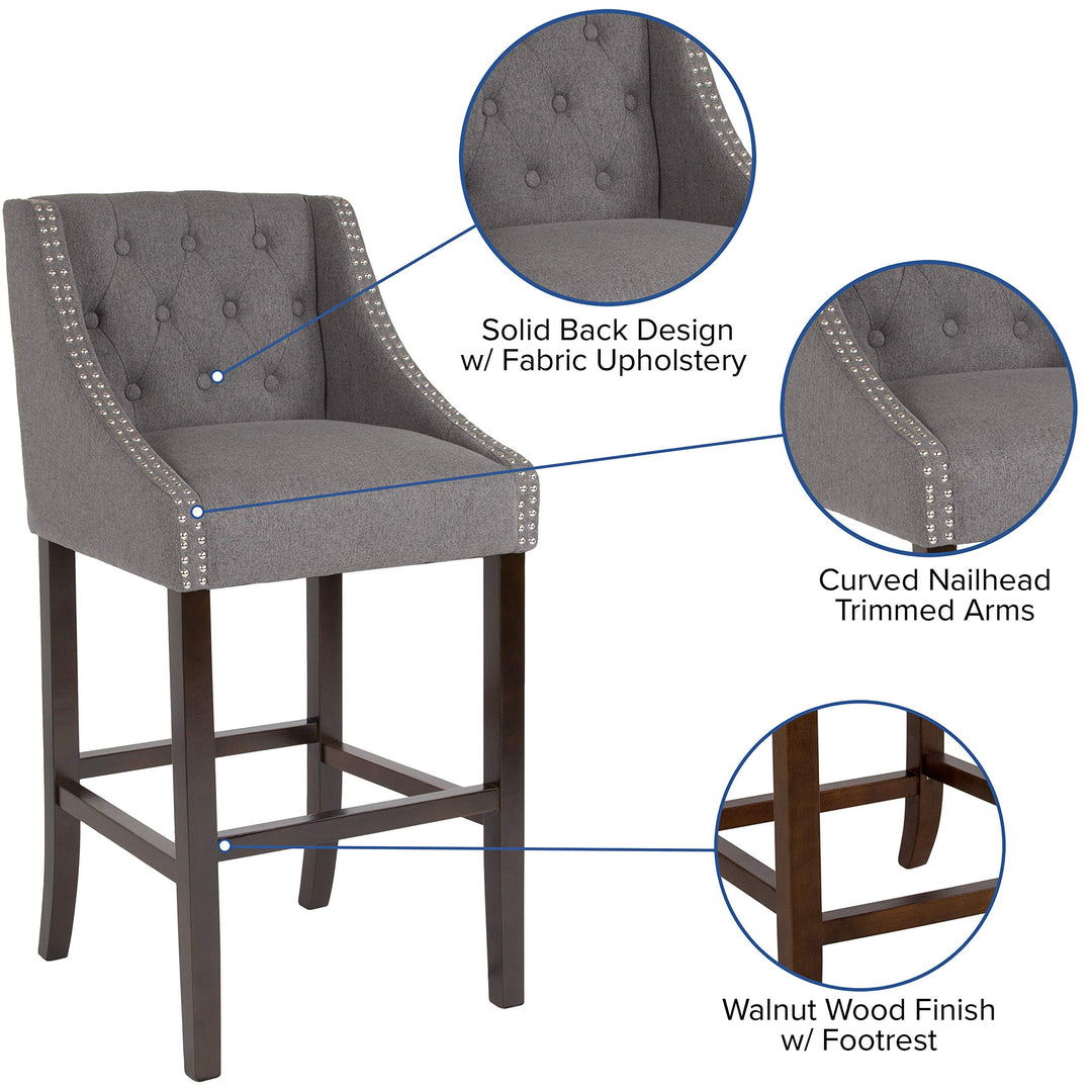 Lot # 1646 Carnegy Avenue Dark Gray Barstools $343