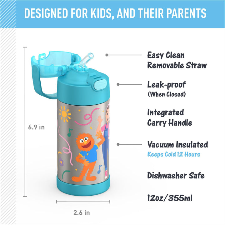 Lot # 977 THERMOS 12oz Ms. Rachel Water Bottle $20.00