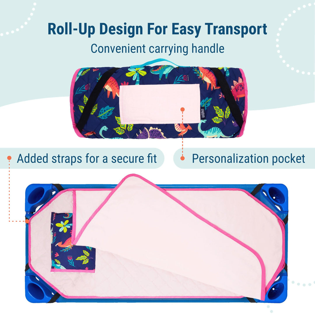 Lot # 960 Wildkin Kids Nap Mat Dinosaurs $39