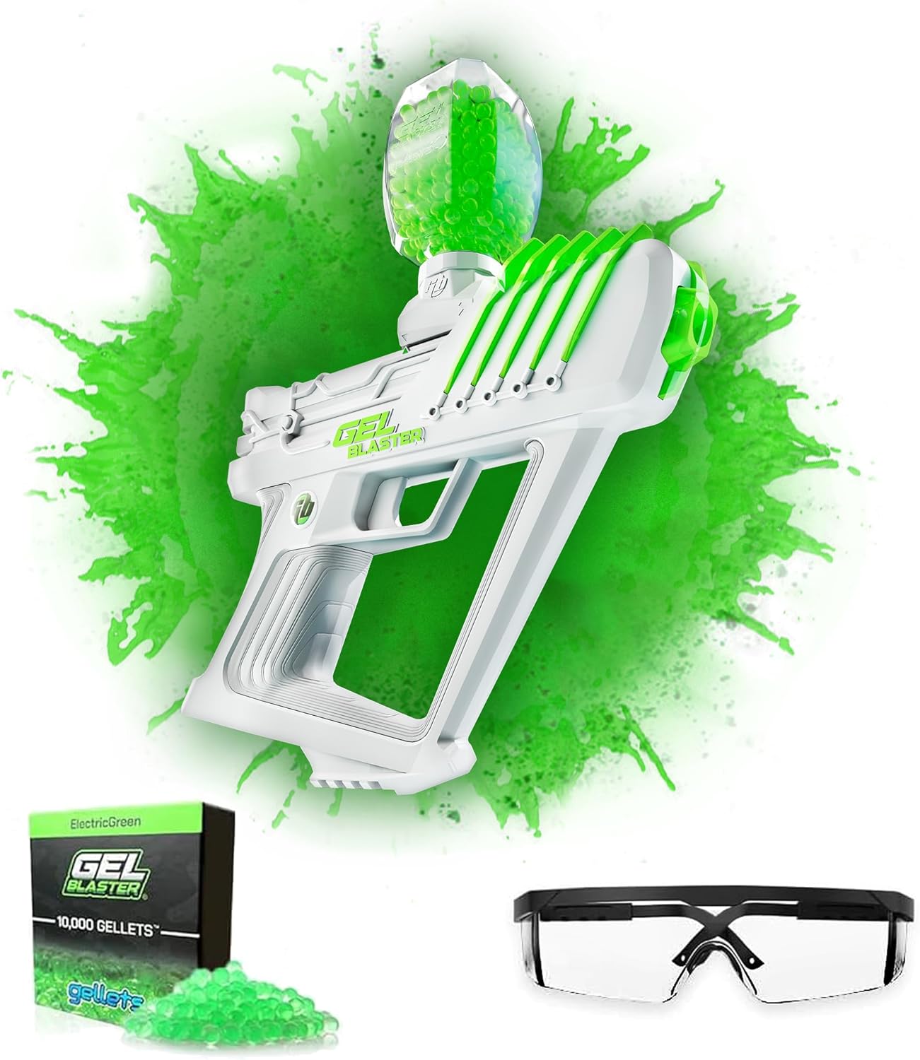 Gel Blaster SURGE 1.5, Electric Green, Water-Based Gellet Blaster with ...