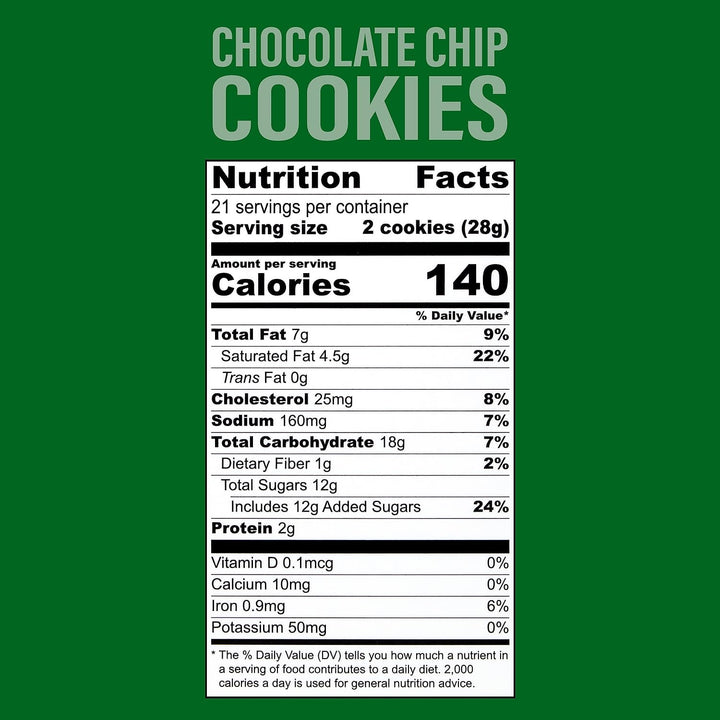 Lot # 1096 Tates Thin Crispy Chocolate Chip Cookies $14