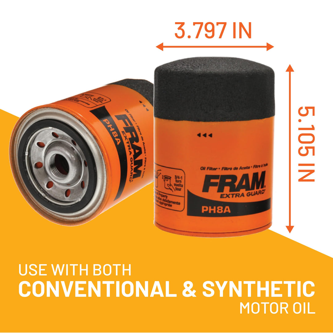 Lot # 961 Fram Engine Oil Filter PH8A $4.53