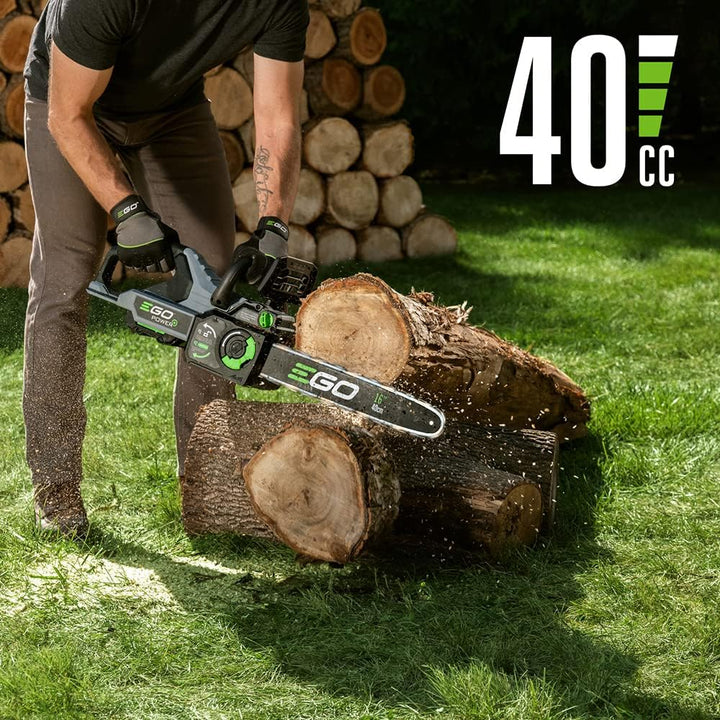 EGO 56-volt 16-in Battery 2.5 Ah Chainsaw (Battery and Charger Included) (used)