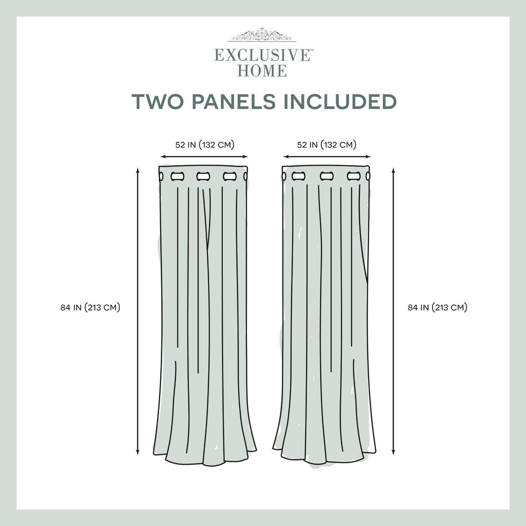 Lot # 1363 TOWN  COUNTRY LUXE Blackout Curtains 2-Pk $46