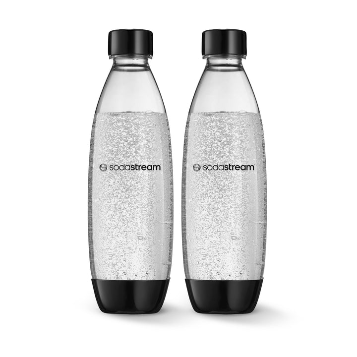 Lot # 952 sodastream 1L Slim Bottle 2-pk Black $19