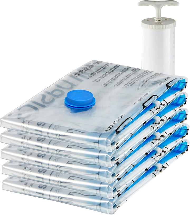 Lot # 1361 Amazon Basics 5-Pk Medium Vacuum Bags $10