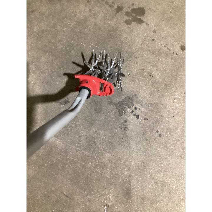 Lot # 1411 Corona DISK CULTIVATOR LG 3034 - Weed, Aerate & Plant - Easy Adjust 3-Tine, Soft Grips, Solid Metal Footplate - Red/Gray