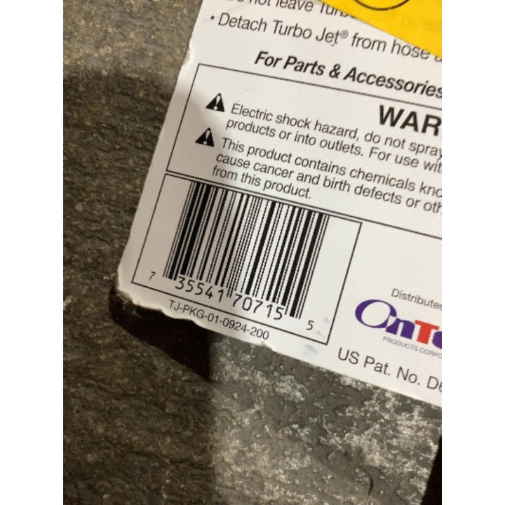 Lot # 693 OnT TJ-PKG-01 Pressure Washer Attachment Estimated $20