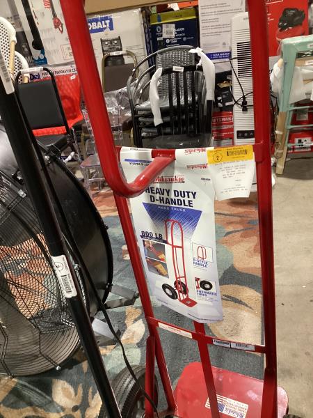 Lot # 2106 Milwaukee Dual Handle Hand Truck $129