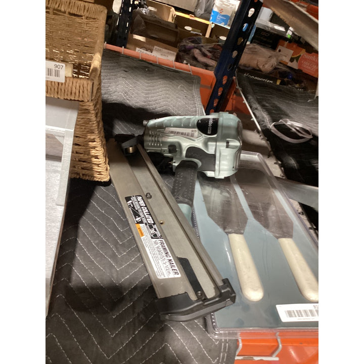 Lot # 909 Metabo HPT NR 90ADS1 Framing Nailer $200