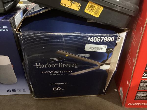Lot # 1508 Harbor Breeze Cartersville 60" Ceiling Fan $230
