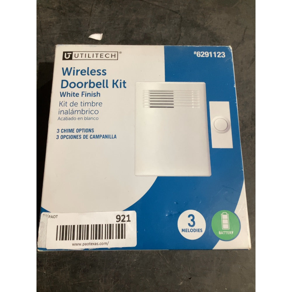 Lot # 921 Utilitech Doorbell Kit $28