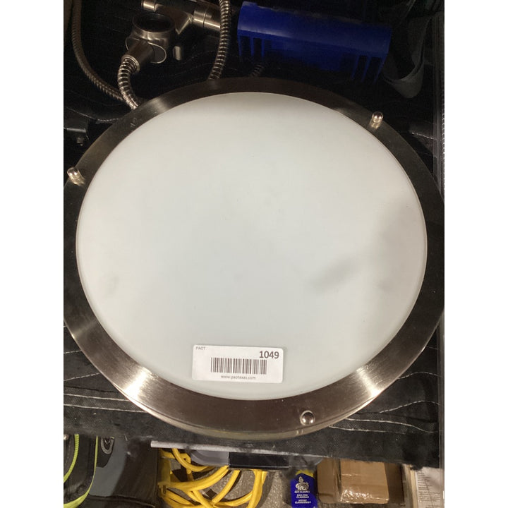 Lot # 1049 Product Title
Used Brushed Nickel Round Ceiling Light $50