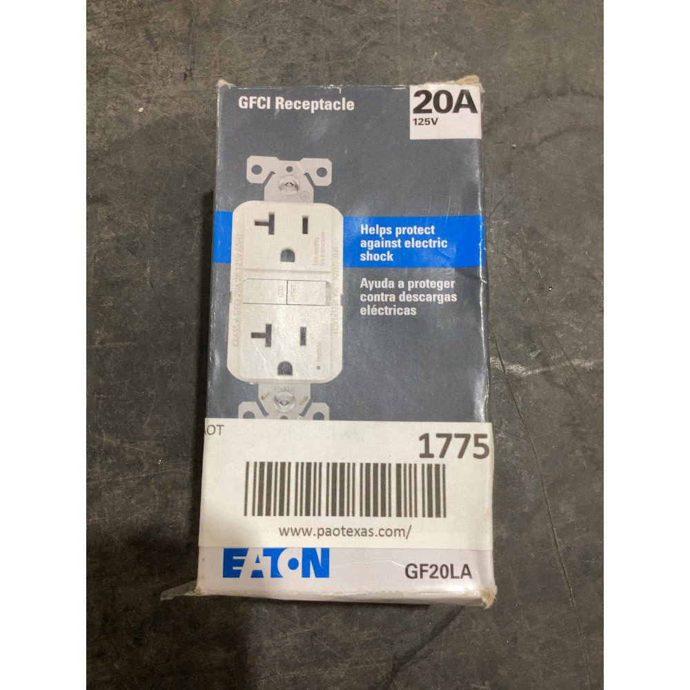 Lot # 1775 GF20LA GFCI Outlet $20.38