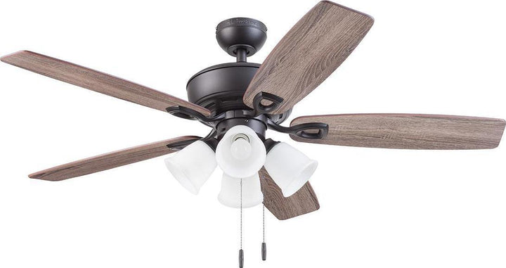 Lot # 273 Harbor Breeze 52in Bronze LED Ceiling Fan $110