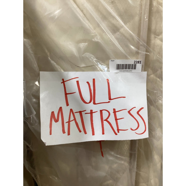 Lot # 228 White Full Mattress $150