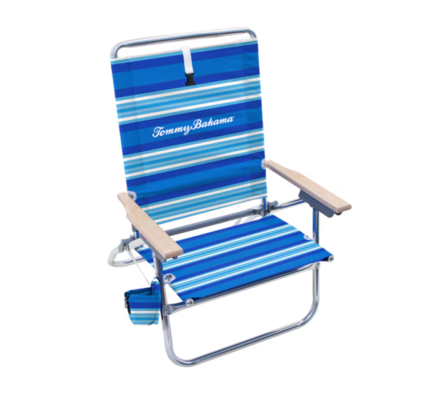 Lot # 2189 Tommy Bahama Folding Beach chair Adjustable $25