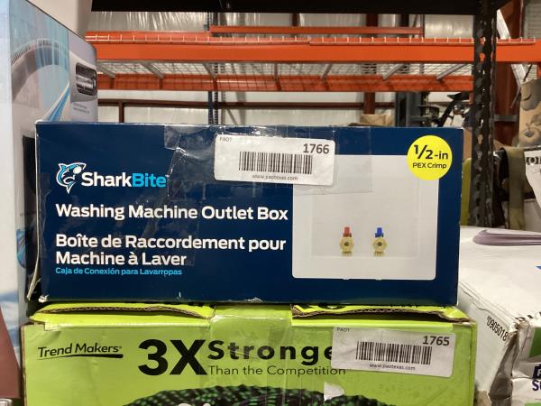 Lot # 1766 Pex Wash Machine O Utlet Box $56