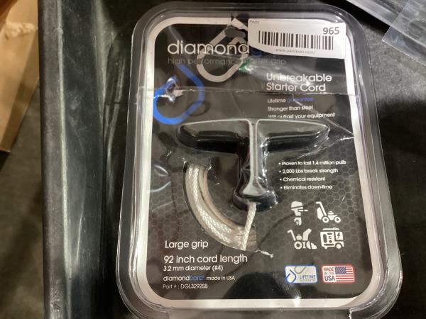 Lot # 965 Diamondgrip Unbreakable Pull Cord $15