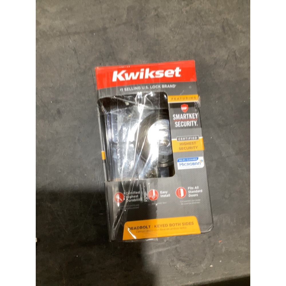 Lot # 1518 Kwikset Satin Nickel Double Cylinder Deadbolt $56