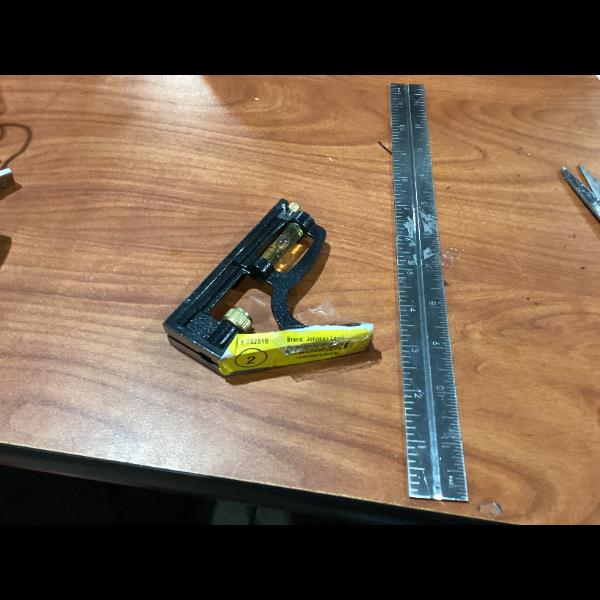 Lot # 28 Johnson Level Black Angle Finder 7825-16 Used $12