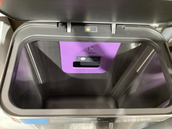 Lot # 2202 simplehuman 55L Rectangular Step Can $160