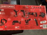 CRAFTSMAN V20 8-Tool Power Tool Combo Kit with Soft Case (2-Batteries Included and Charger Included)