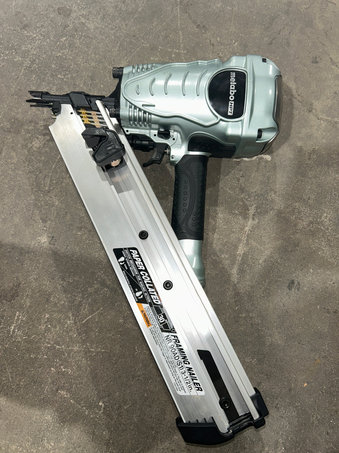 Metabo HPT 3-1/2-in 30-Degree Pneumatic Framing Nailer (used)